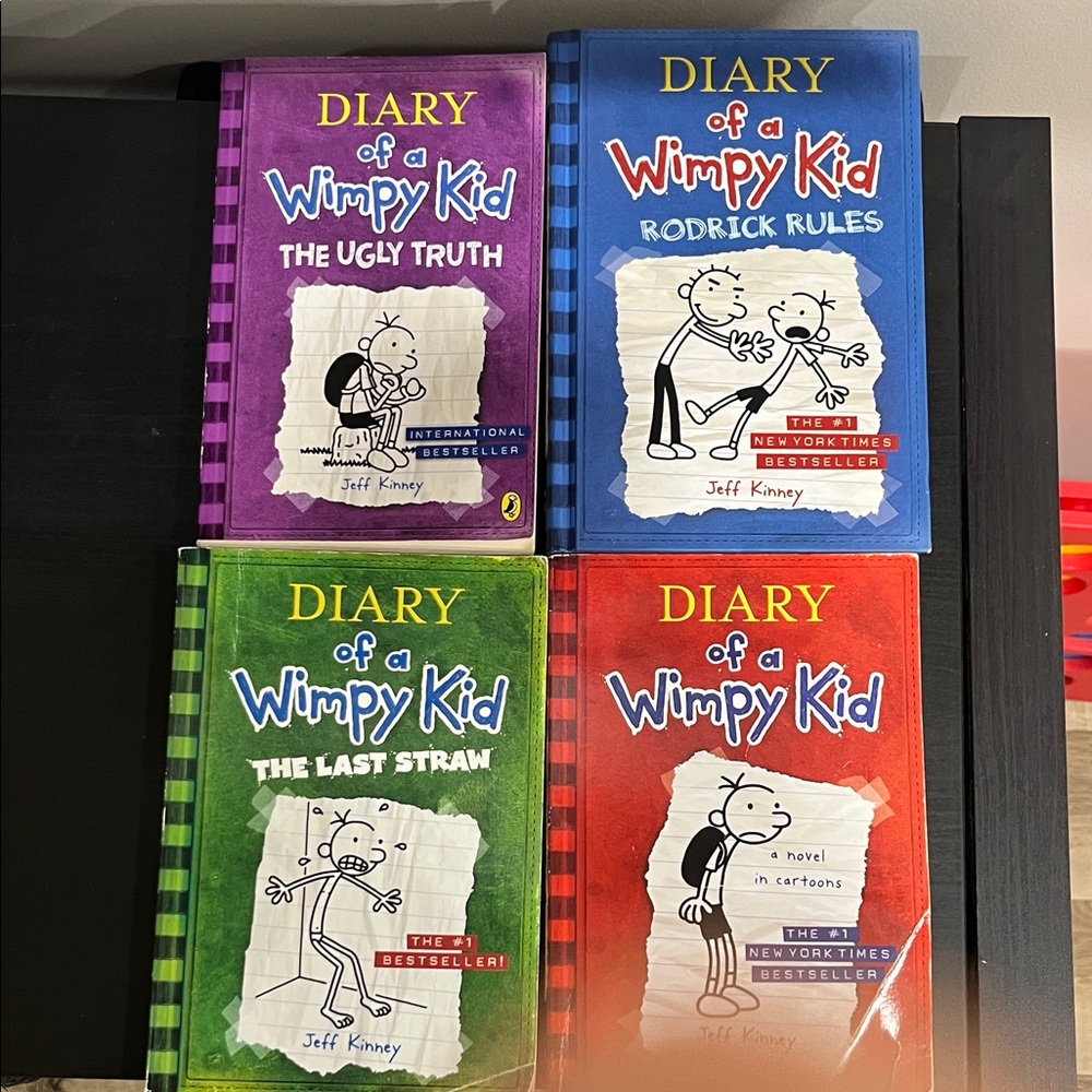 Diary of a Wimpy Kid Book four book set